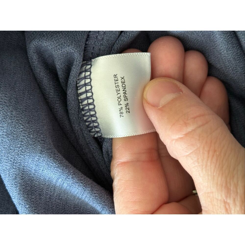 Peter Millar Navy and Light Blue 1/4 Zip Pullover XXL Branded - Picture 5 of 9